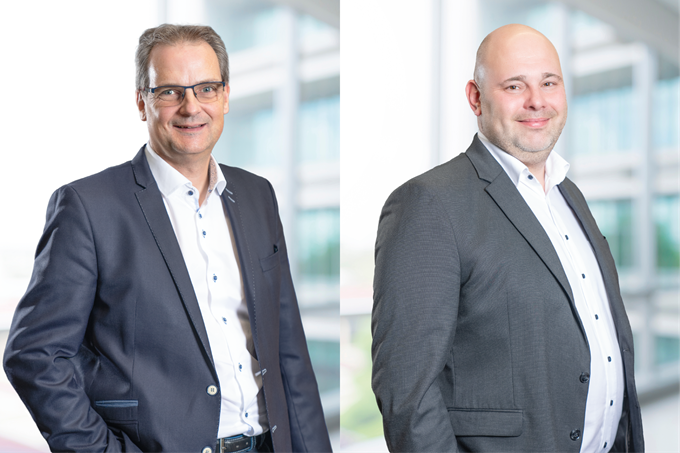 Andreas Schlaffen und Stephan Niederhauser Geschäftsführung der Kontron Austria GmbH