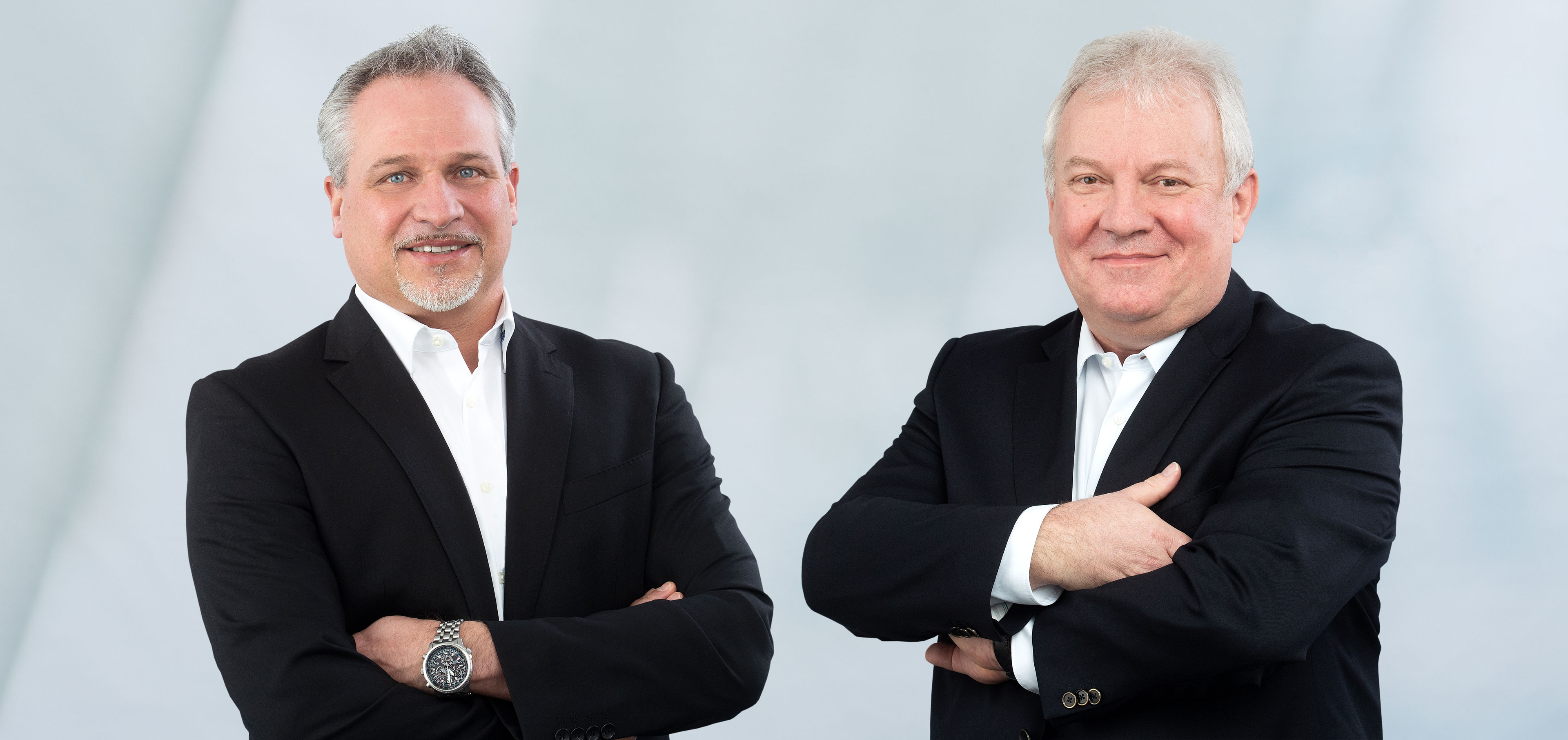 Leiter Personal und Buchhaltung Ulrich Schweikhardt und Geschäftsführer Holger Wußmann